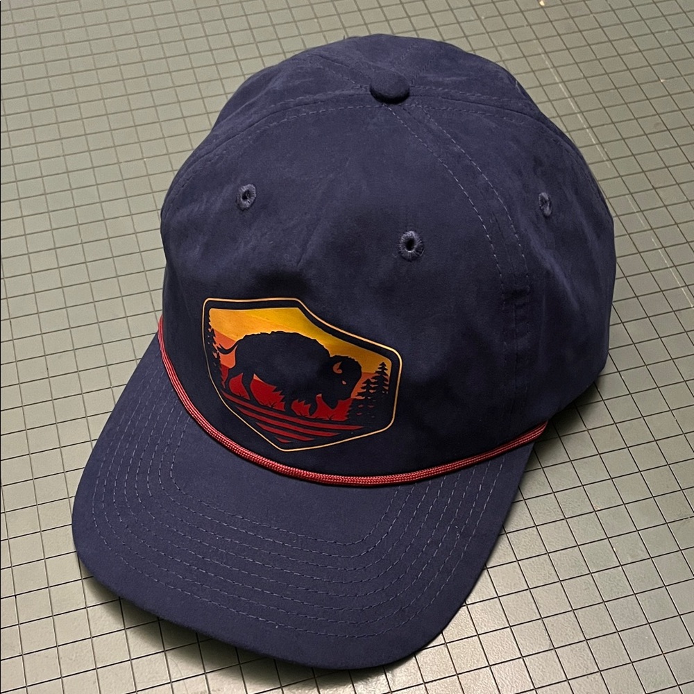 Buffalo Patch Navy Hat